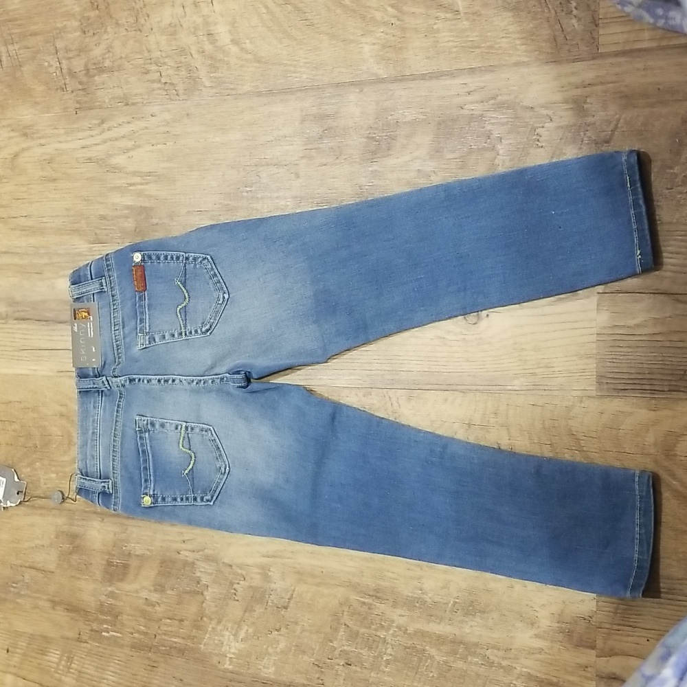7 For All Mankind Girls NWT Skinny Jean 5 - Picture 2 of 5